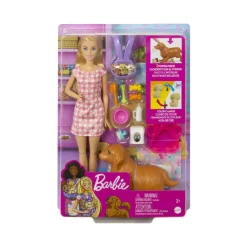BARBIE Muñecas*- Pack muñeca con mascotas