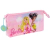 SAFTA Material Escolar*Barbie - Portatodo Triple - Colección Painterly