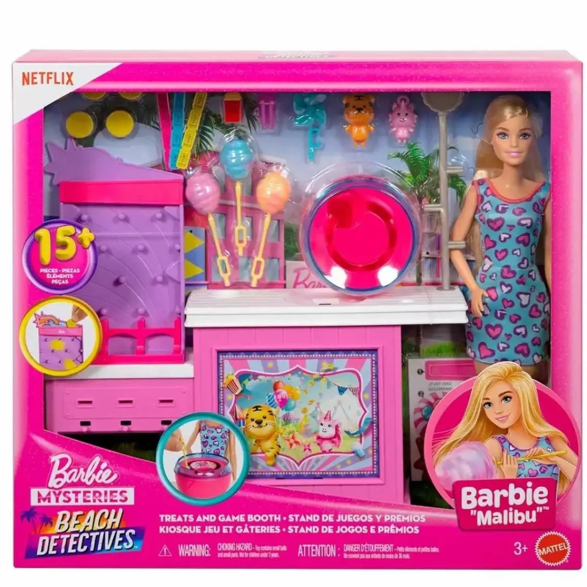 BARBIE Muñecas*- Puesto de Algodón de Azúcar