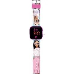 KIDS EUROSWAN S.L. Coleccionables Y Mini Mundos*Barbie - Reloj digital infantil