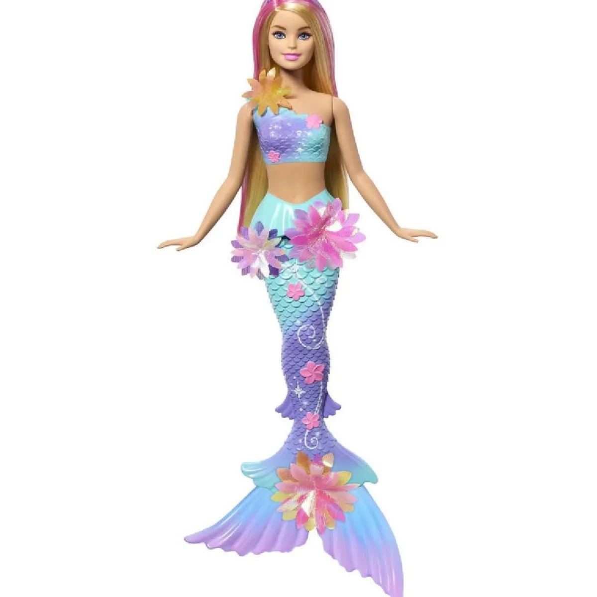 BARBIE Muñecas*- Sirena Flores Mágicas - Rubia
