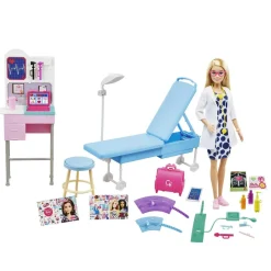 TOYS "R" US Muñecas*Barbie - Tú Puedes ser Doctora, Set de Juego con Accesorios médicos ㅤ