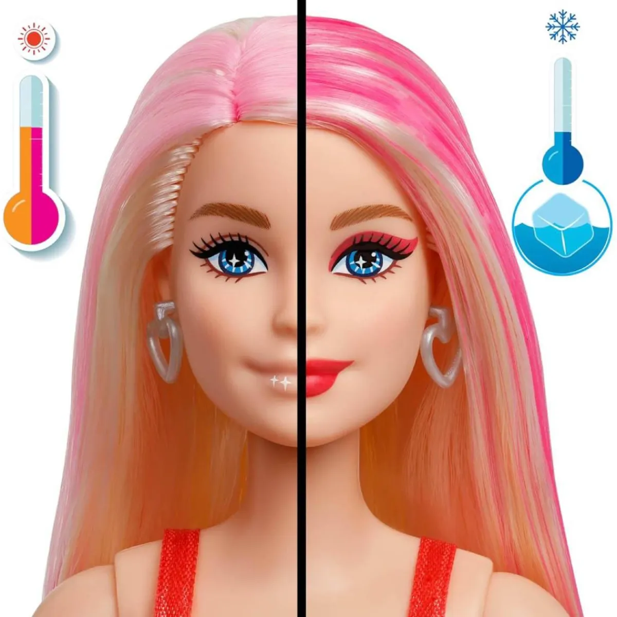 BARBIE Muñecas*Party Unboxed GRWM Rojo