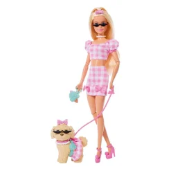 BARBIE Muñecas*Twinning Looks - Muñeca Rubia con Perrito