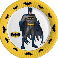 BATMAN Artículos De Fiesta Y Regalos*- 8 platos de cartón