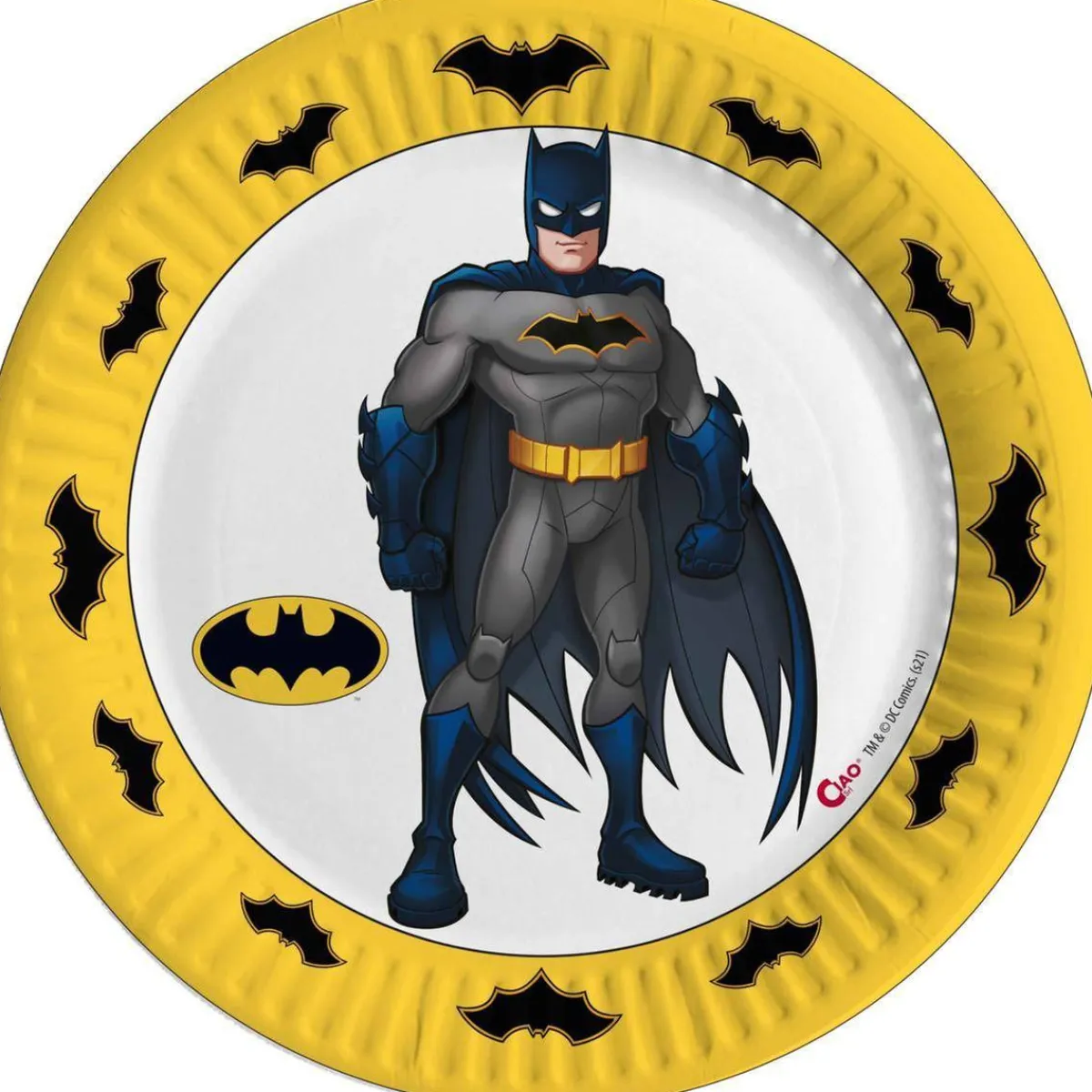 BATMAN Artículos De Fiesta Y Regalos*- 8 platos de cartón