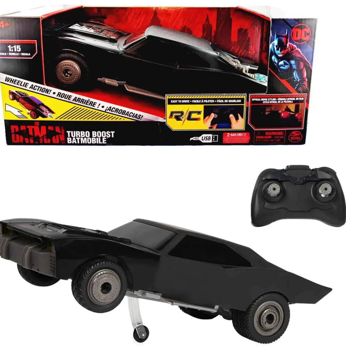 DC COMICS Vehículos Y Circuitos*Batman - Batmóvil turbo boost The Batman