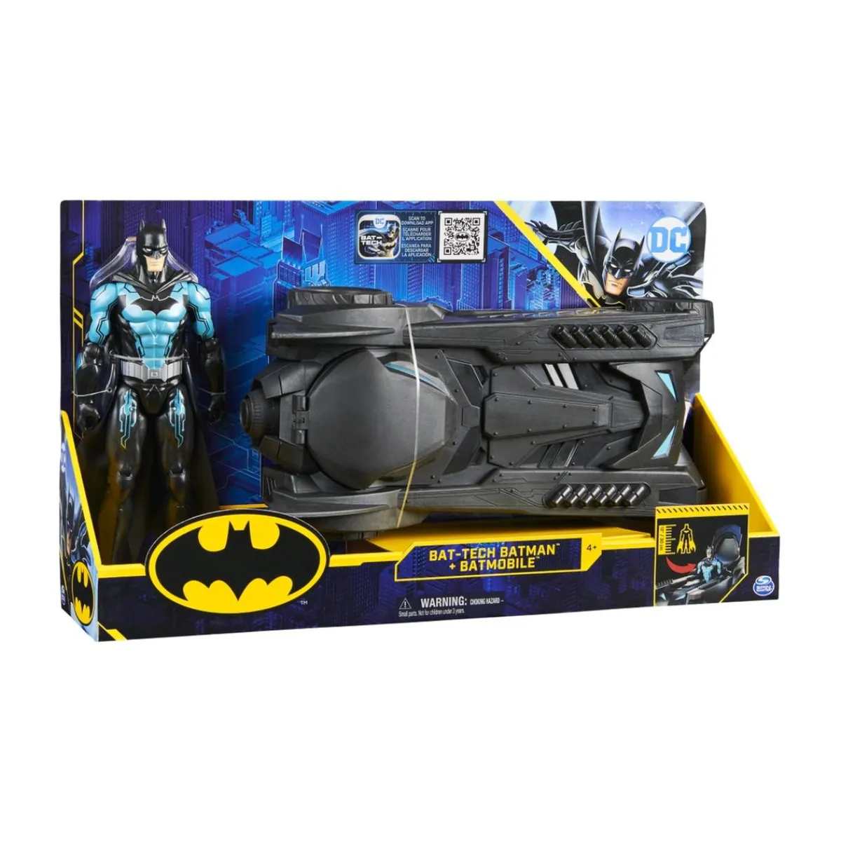 DC COMICS Figuras De Acción*Batman - Batmóvil y figura 30 cm The Batman