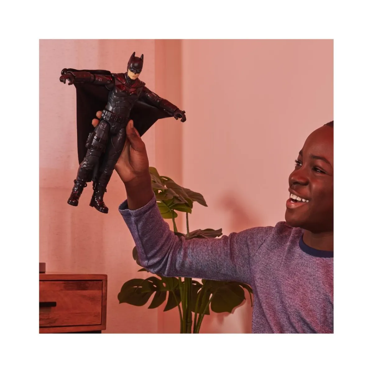 DC COMICS Figuras De Acción*Batman - Figura con capa de vuelo 30 cm The Batman