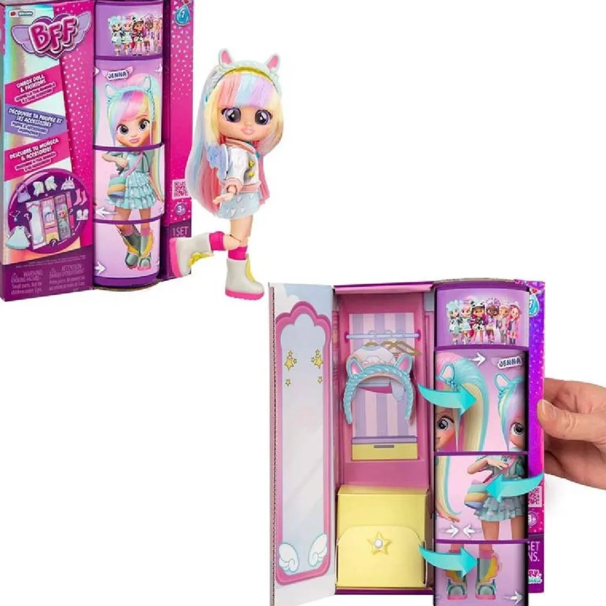 BFF BEBES LLORONES Muñecas*Bebés Llorones - Jenna - Muñeca BFF