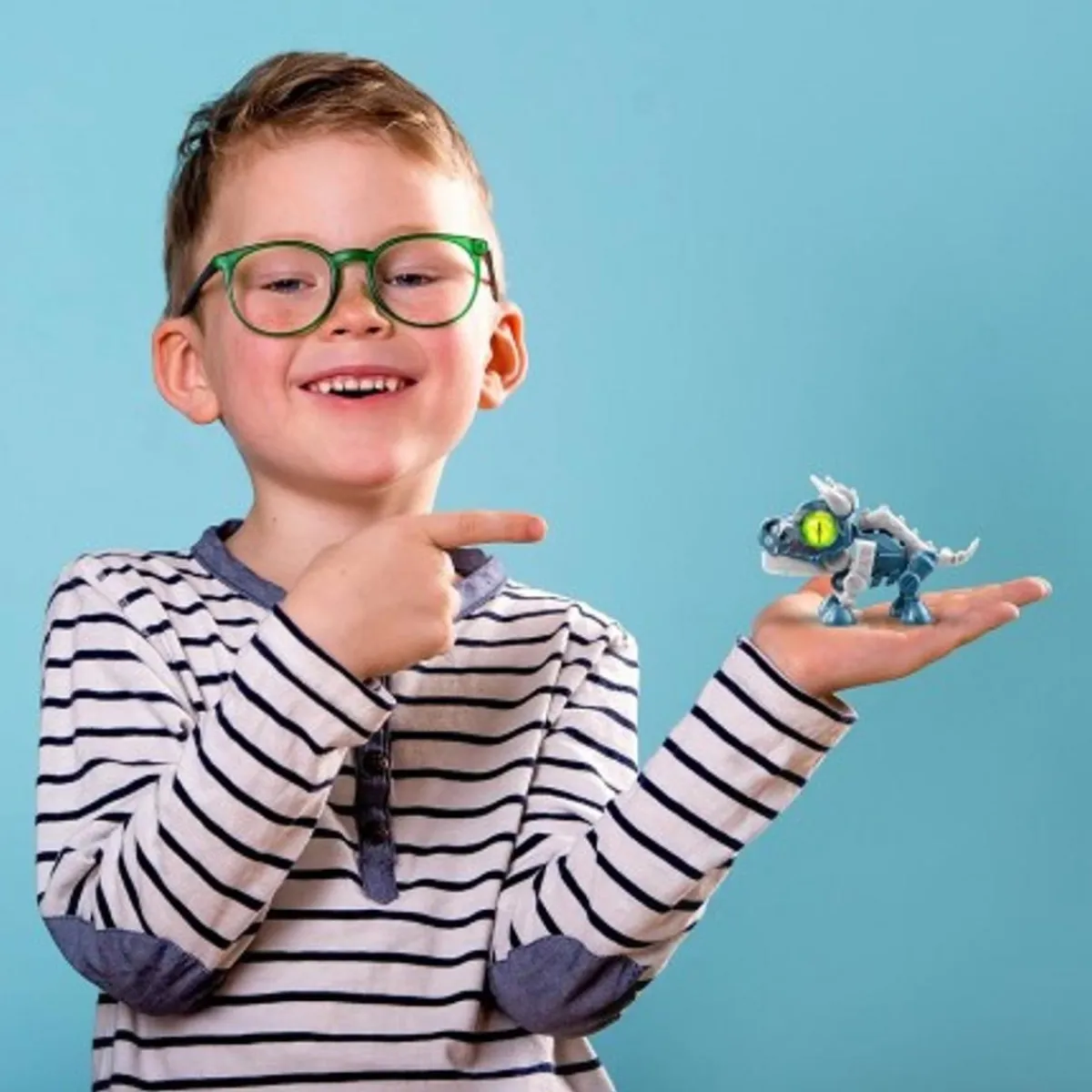 BIZAK Figuras De Acción*- Biosaurus Battle Pack Individual con Criatura Electrónica y Piezas para Construir y Coleccionar (Varios modelos) ㅤ