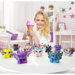 BIZAK Coleccionables Y Mini Mundos*- Helado sorpresa de unicornios con slime y tatuajes (Varios modelos) ㅤ