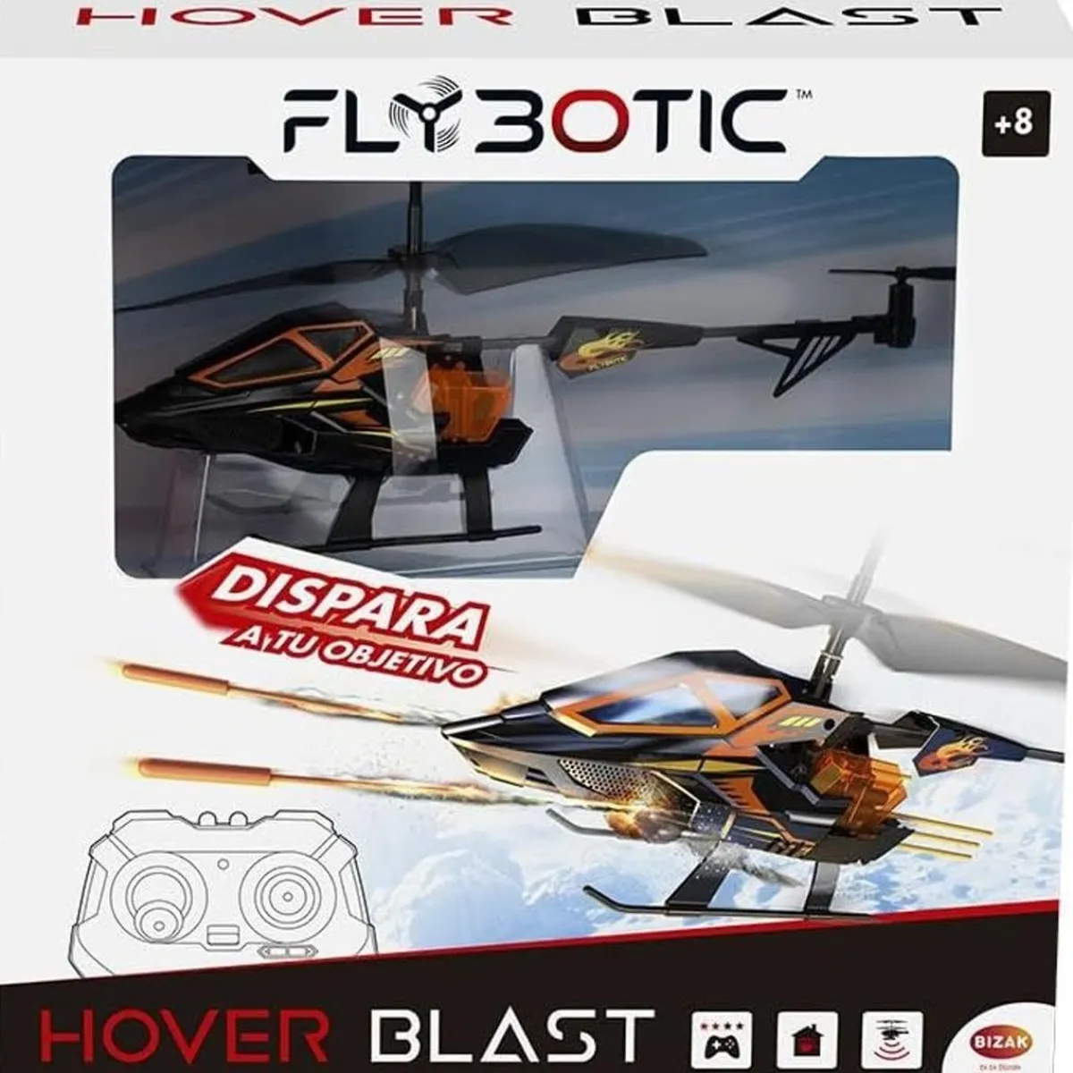 BIZAK Vehículos Y Circuitos*- Helicóptero radio control hover blast