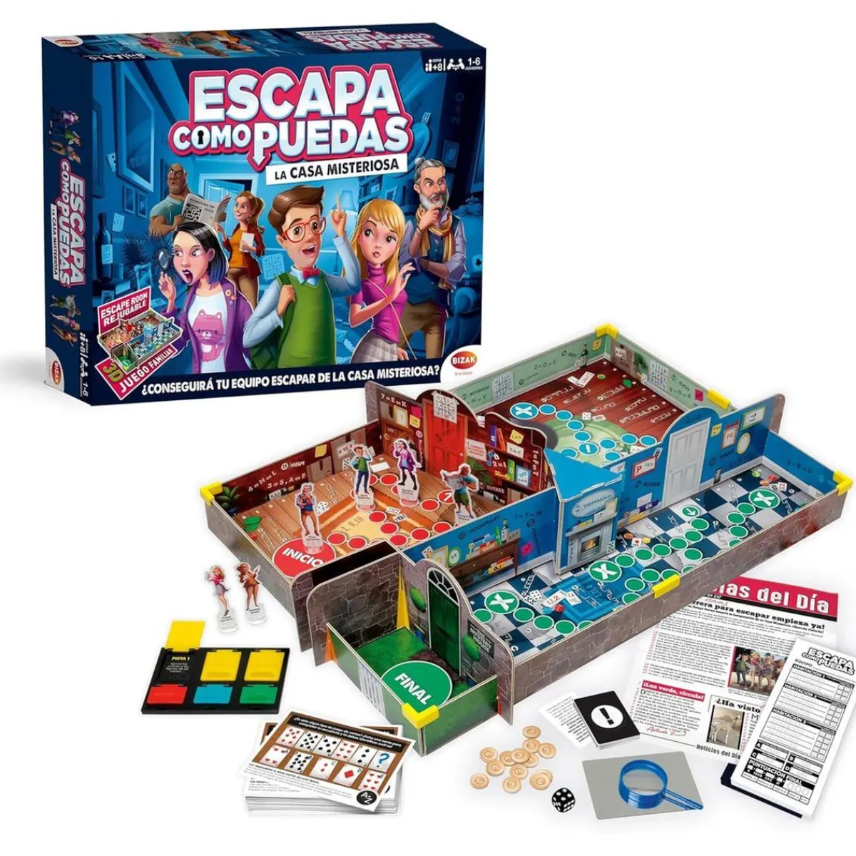 BIZAK Juegos Y Puzzles*- Juego Escapa como Puedas ㅤ