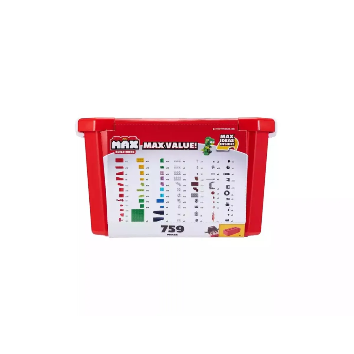 ZURU Juguetes De Construcción*Bloques de construcción Maestro Constructor 759 Piezas