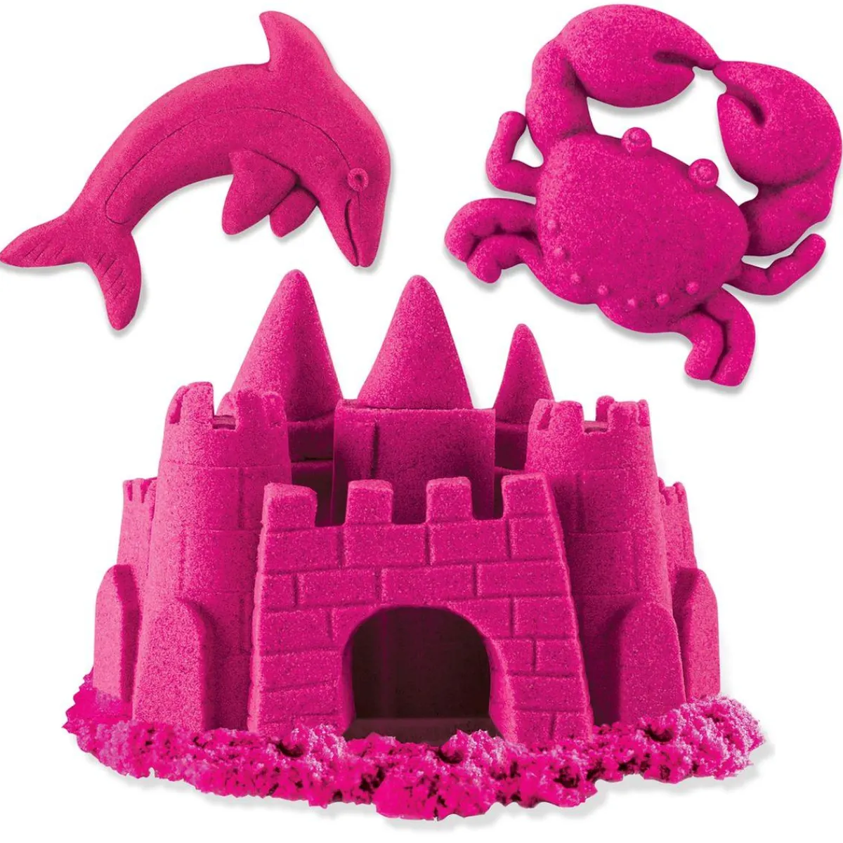 SPIN MASTER Figuras De Acción*Bolsa arena Kinetic Sand rosa