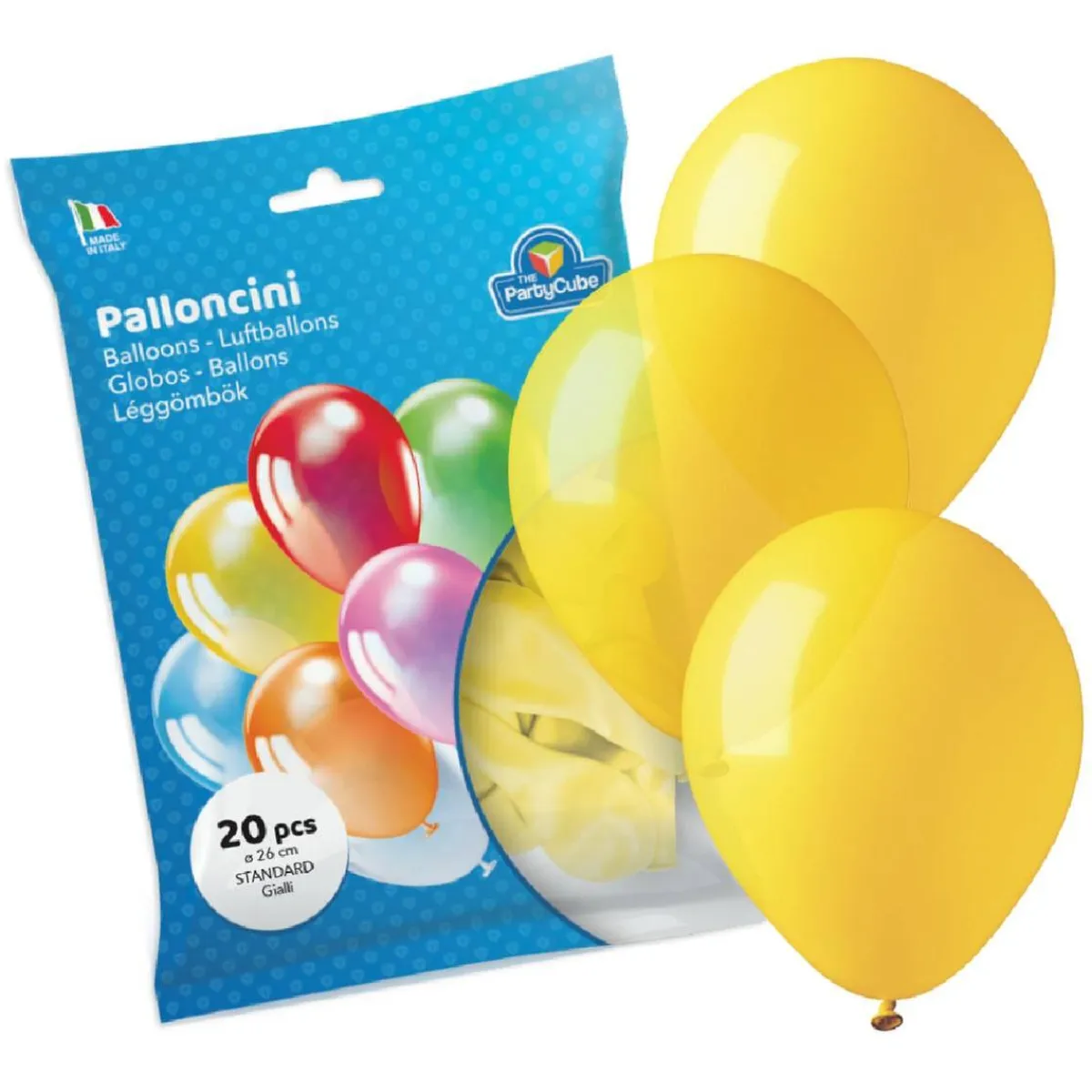 TOYS "R" US Artículos De Fiesta Y Regalos*Bolsa con 20 globos amarillos medianos