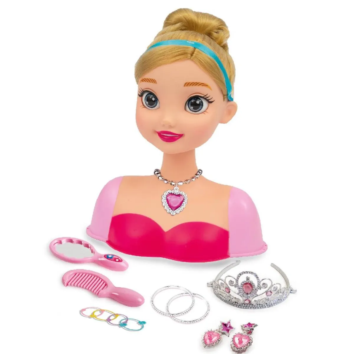 PRINCESAS DISNEY Muñecas*Busto de princesa con accesorios (varios modelos)