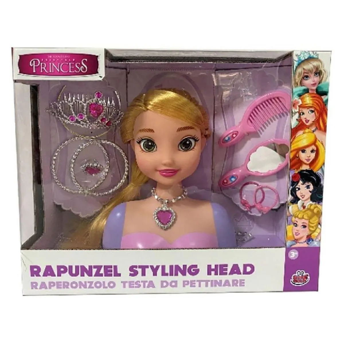 PRINCESAS DISNEY Muñecas*Busto de princesa con accesorios (varios modelos)