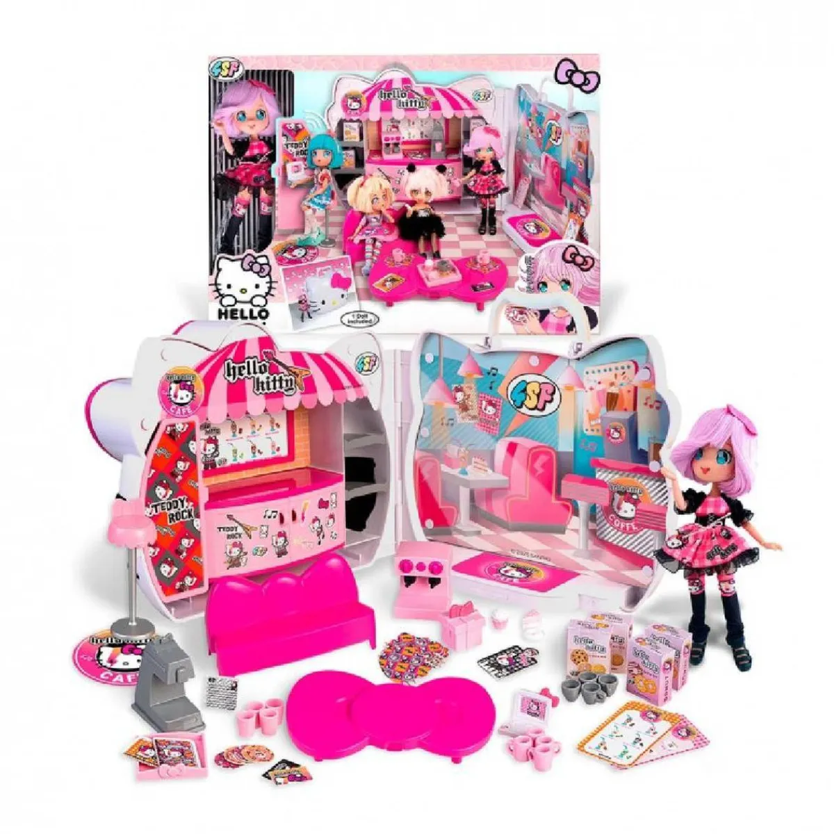 FAMOSA Muñecas*Cafetería de Hello Kitty