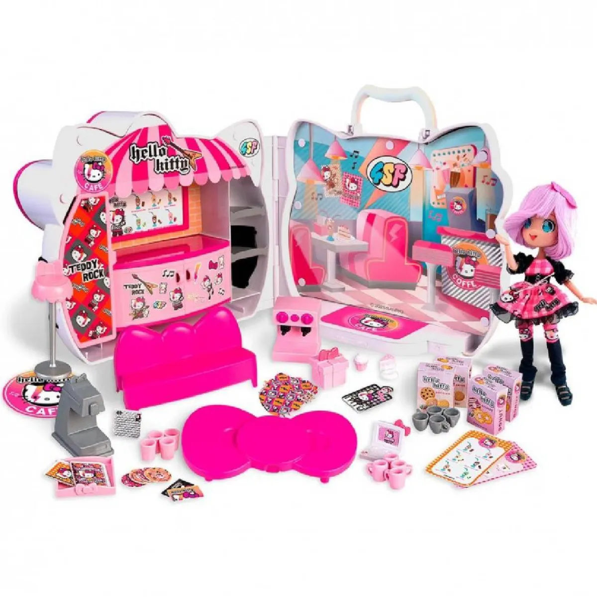 FAMOSA Muñecas*Cafetería de Hello Kitty