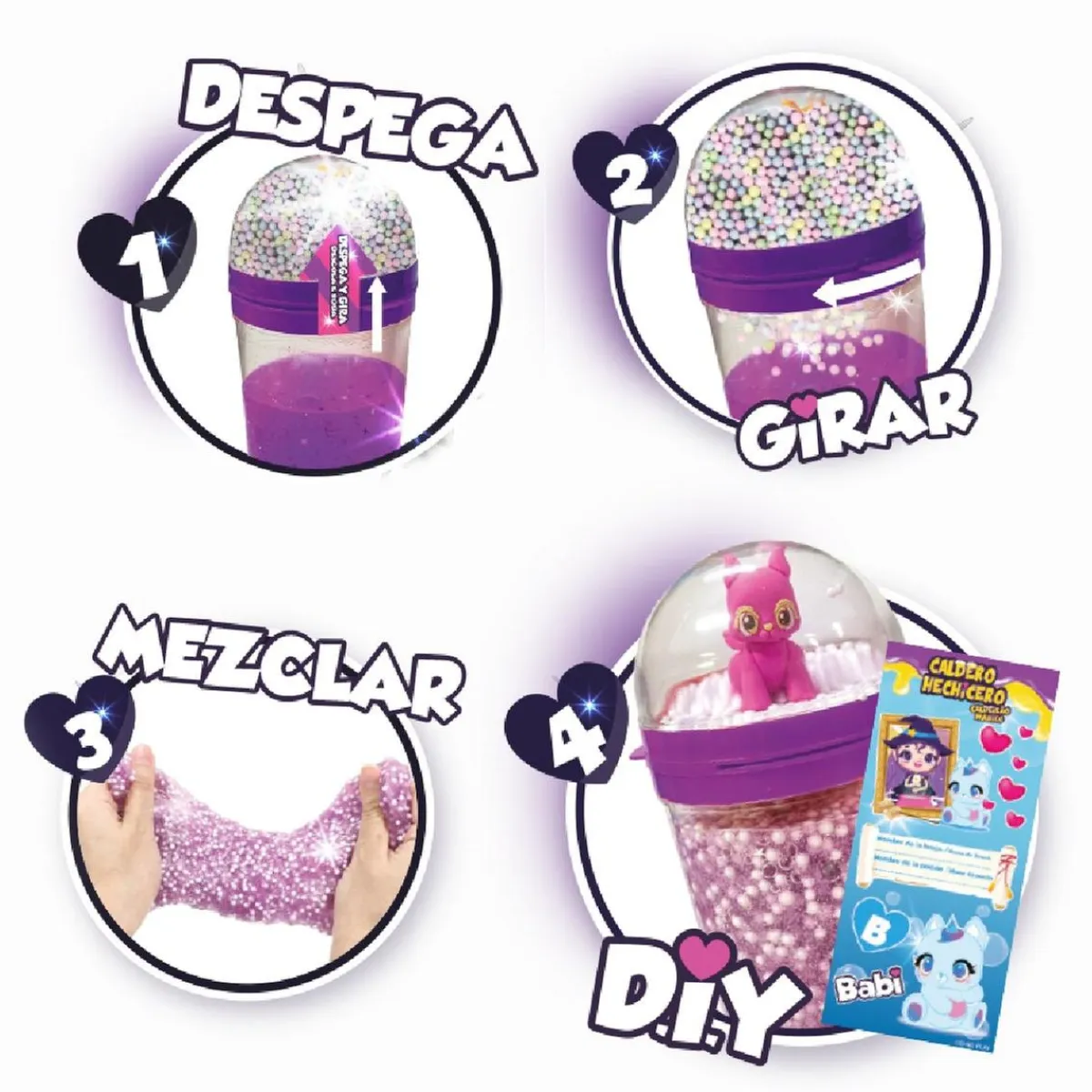 BIZAK Arte Y Manualidades*Caldero Hechicero - Mascota encantada (Varios Modelos)