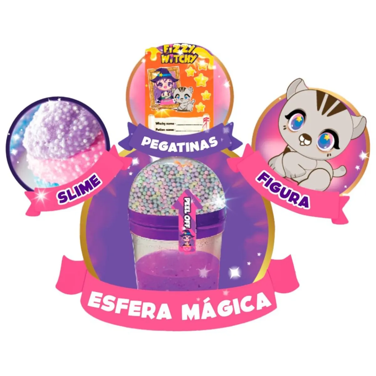 BIZAK Arte Y Manualidades*Caldero Hechicero - Mascota encantada (Varios Modelos)