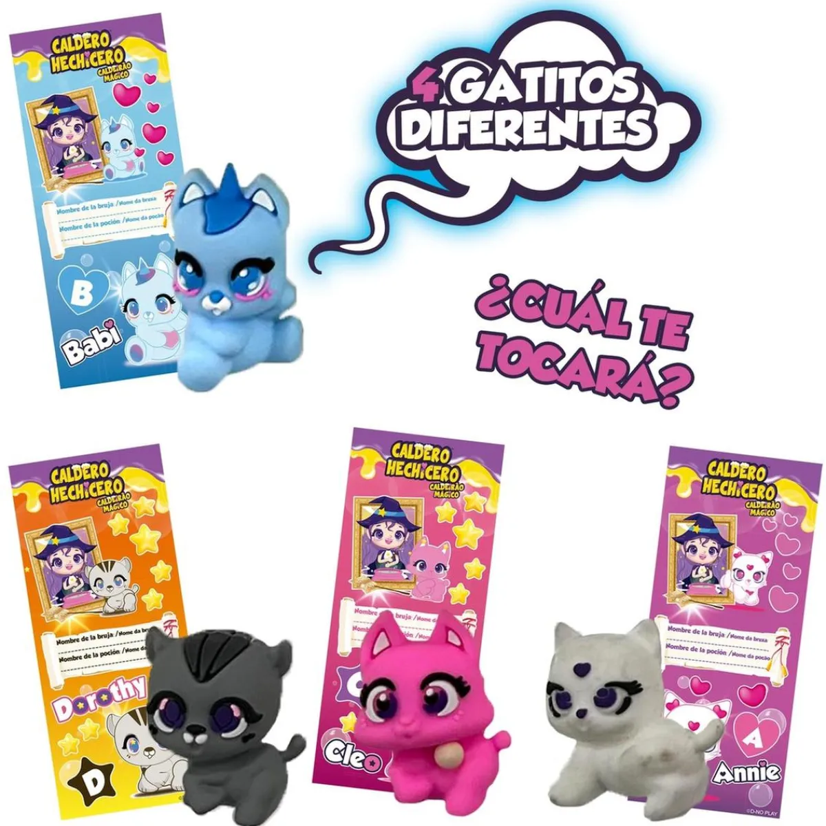 BIZAK Arte Y Manualidades*Caldero Hechicero - Mascota encantada (Varios Modelos)