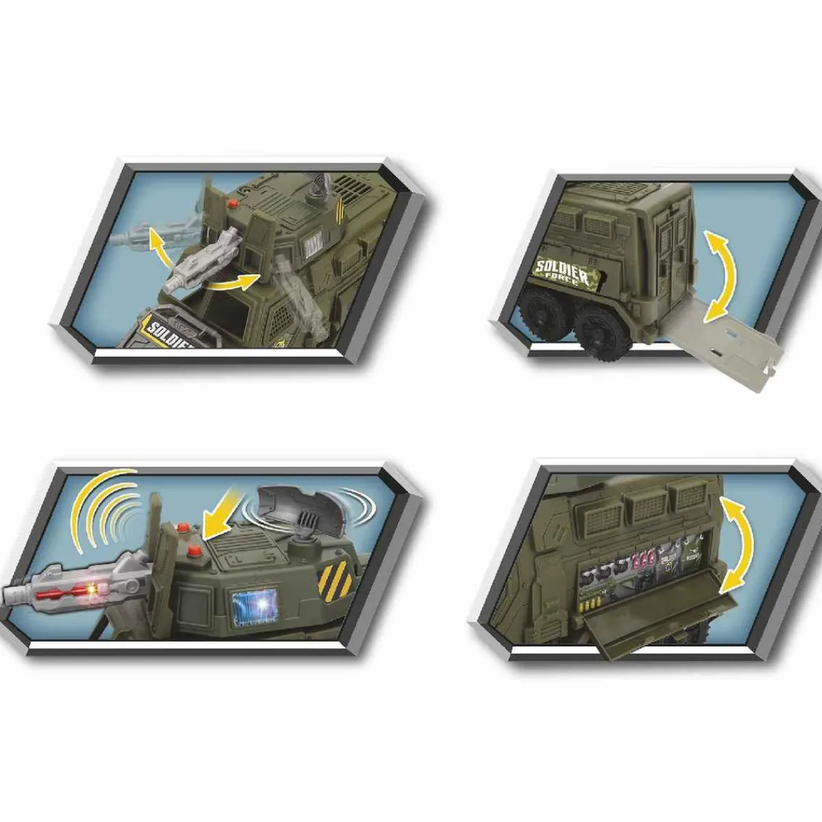 INVINCIBLE HEROS Figuras De Acción*Camión de comando táctico