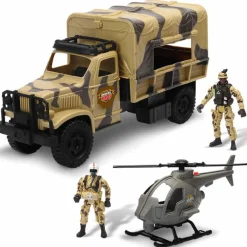 INVINCIBLE HEROS Figuras De Acción*Camión y helicóptero militares