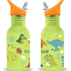CLASSICS REVOLUTION, S.L. Material Escolar*Cantimplora acero inoxidable Dino Water Revolution 500 ml
