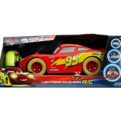 CARS Vehículos Y Circuitos*- Coche R/C Rayo McQueen Glow Racers