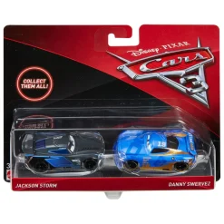 MATTEL ESPANA Vehículos Y Circuitos*Cars - Jackson Storm y Danny Swervez - Pack 2 Coches Cars 3