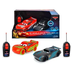CARS Vehículos Y Circuitos*- Pack 2 Coches Radiocontrol Glow 1:32
