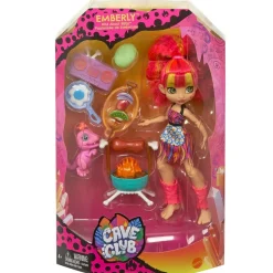 MATTEL Muñecas*Cave Club - Muñeca Emberly - Playset BBQs