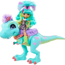 MATTEL Muñecas*Cave Club - Muñeca Rockelle y Tyrasaurus