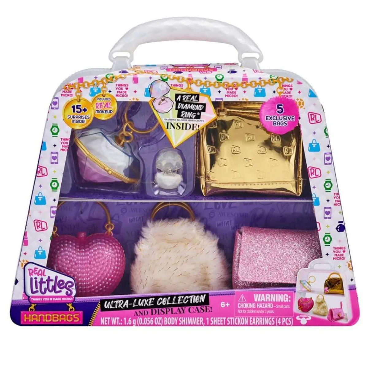 CEFA Coleccionables Y Mini Mundos*- Real Littles - Set de 5 Bolsos Exclusivos