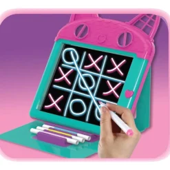 CEFA Steam|Arte Y Manualidades*Toys - Pizarra mágica con luces de colores y casa de muñecas ㅤ