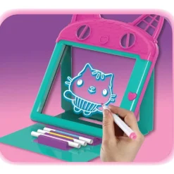 CEFA Steam|Arte Y Manualidades*Toys - Pizarra mágica con luces de colores y casa de muñecas ㅤ