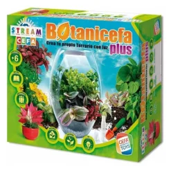 CEFA Steam*Toys - Terrario educativo con luz y libro guía Botani Plus ㅤ