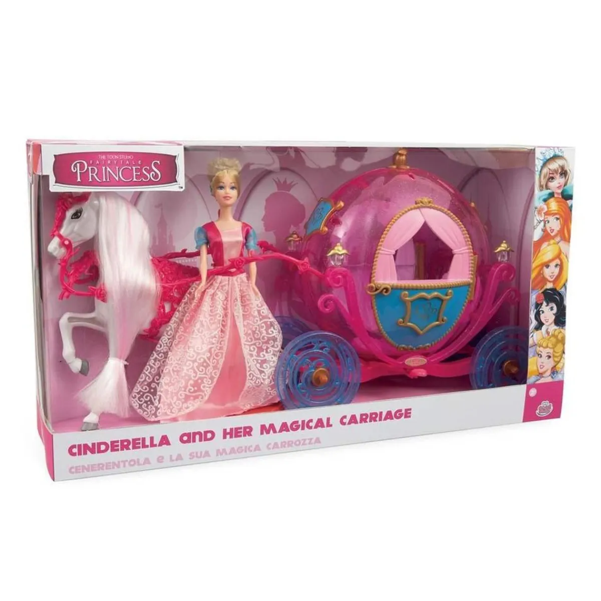 PRINCESAS DISNEY Muñecas*Cenicienta y su carruaje mágico