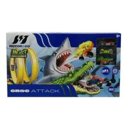 MOTORI & CO Vehículos Y Circuitos*Circuito circular Croc Attack con 3 coches