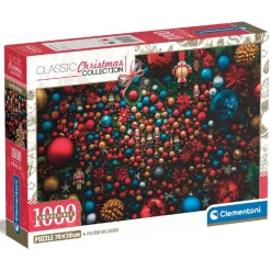CLEMENTONI Juegos Y Puzzles*Classic Christmas Collection - Impossible - Puzzle 1000 piezas