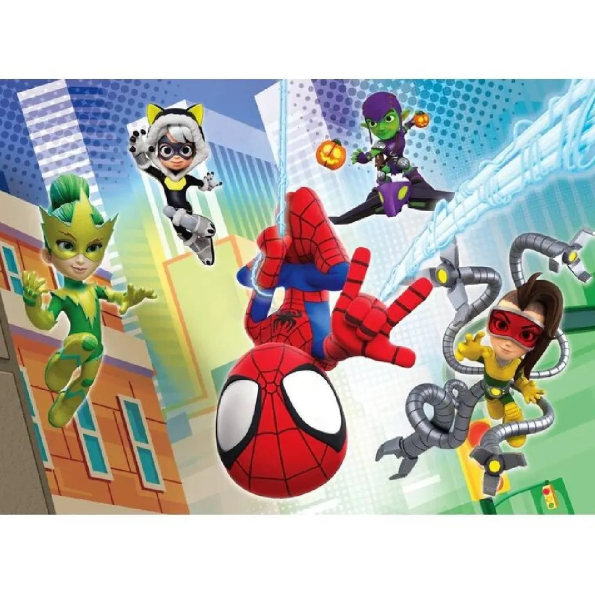 CLEMENTONI Juegos Y Puzzles*- 2 Puzzles 60 piezas - Spidey y su Superequipo