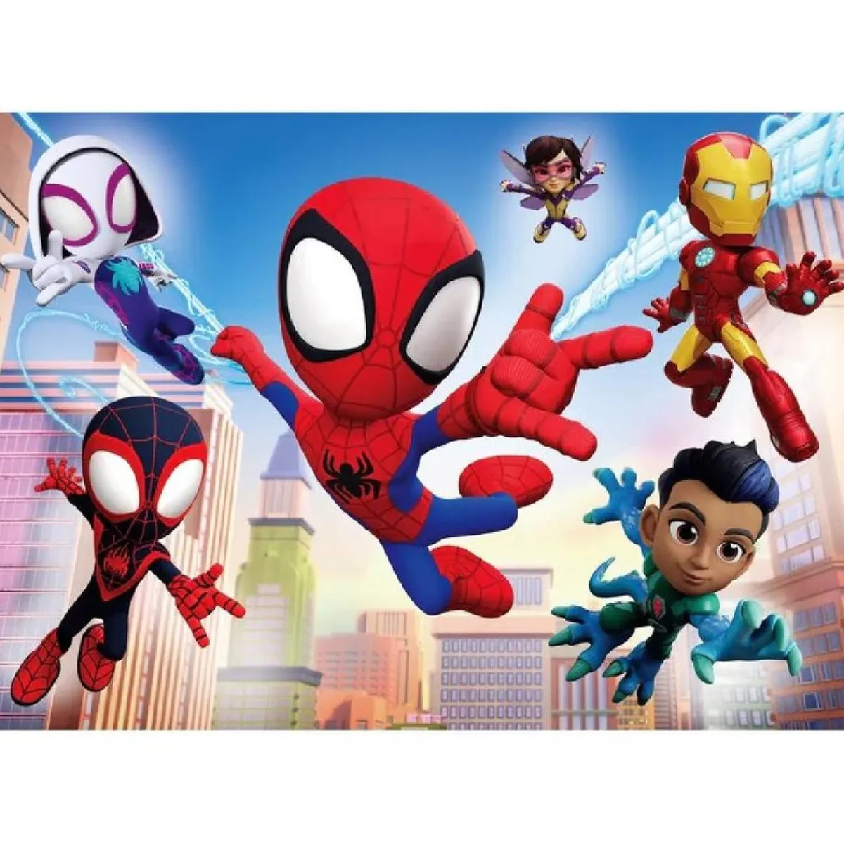 CLEMENTONI Juegos Y Puzzles*- 2 Puzzles 60 piezas - Spidey y su Superequipo