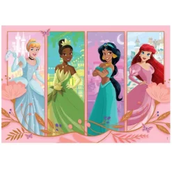 CLEMENTONI Juegos Y Puzzles*- 2 puzzles 60 piezas - Princesas Disney