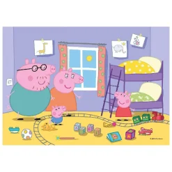 CLEMENTONI Juegos Y Puzzles*- 2 puzzles 30 piezas - Peppa Pig