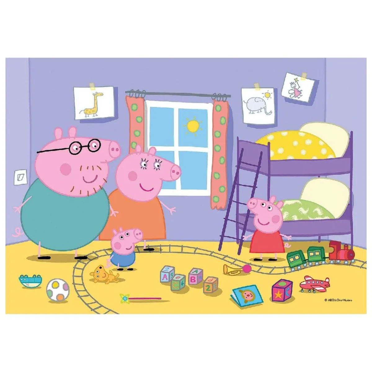 CLEMENTONI Juegos Y Puzzles*- 2 puzzles 30 piezas - Peppa Pig