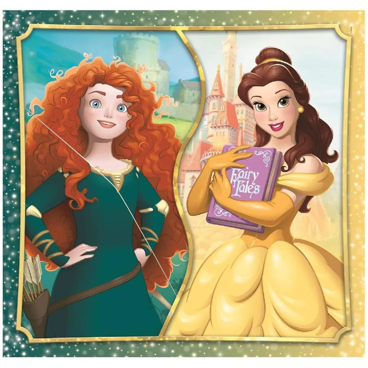 CLEMENTONI Juegos Y Puzzles*- 3 puzzles 48 piezas - Princesas Disney
