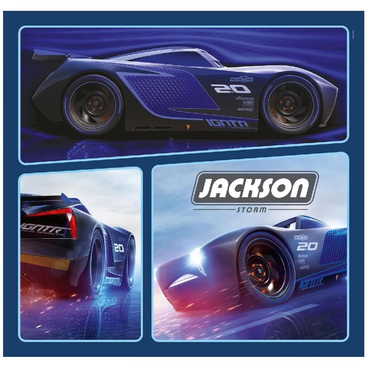 CLEMENTONI Juegos Y Puzzles*- 3 puzzles 48 piezas - Cars